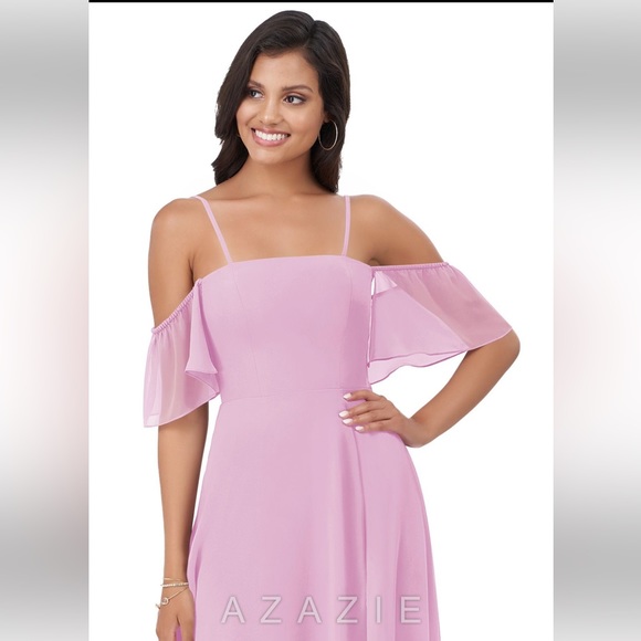 Azazie Sue Bridesmaid Dress in Candy Pink - Picture 5 of 7